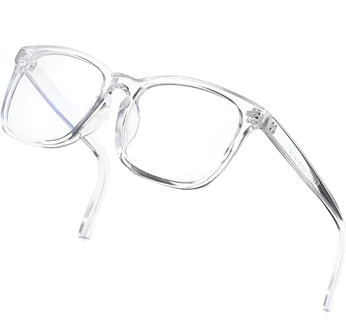 Image of IFLASH Zero Power Light Weight Computer Readers Blue Light Blocking Eye Glasses Men Women | Anti Glare UV Blu Ray light Filter Cut Reflection Protection Lens TR90 Frames