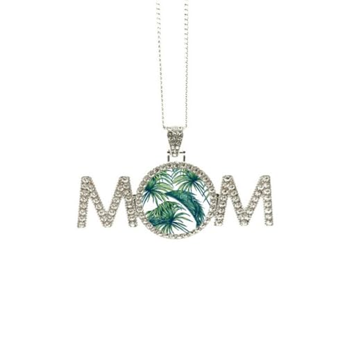 Collier vert Happy cadeau de fête des Mères pour Maman