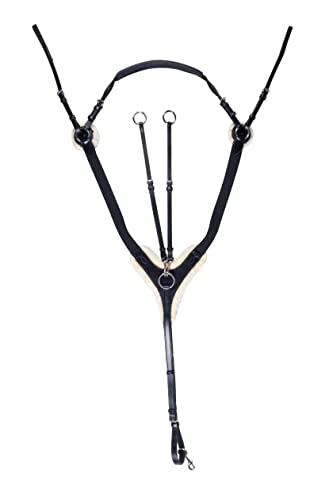 HKM Cambridge Breastplate Black Warmblood