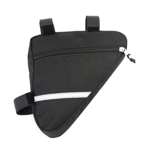 Vdaxvme Bike Triangle Frame Bag Waterproof Bicycles Front Handlebar Bag Strap-On Saddle Bag Cycling Bike Storage Tube Bag