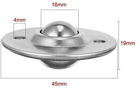 TMP1105 6pcs CY-16B 5/8-inch Bearing Steel Roller Ball Flange Conveyor Transfer Unit