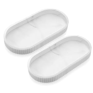 UICCVOKK 2 Stk. Marmor Kosmetiktablett