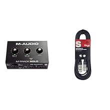 Product 1: Podcast, record, live stream, this portable audio interface covers it all – USB sound card for Mac or PC delivers 48 kHz audio resolution for pristine recording every time Product 1: Be ready for anything with this versatile M-Audio interf...