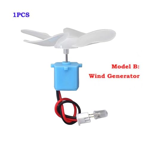 Motor eólico con LED Modelo B: generador de viento para maquetas 6