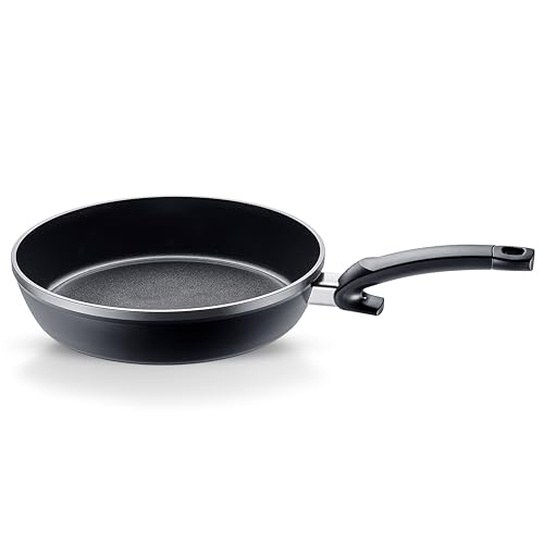 Fissler Ceratal Comfort - Sartén antiadherente de cerámica de 9.5 pulgadas, color negro órbita, fabricada sin PFAS