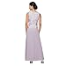Alex Evenings Women's Long Mother of The Bride Lace Jacket Dress with Illusion Sleeves Regular Sizes, Smokey Orchid, 8 Petite