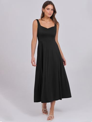 ANRABESS Women Summer Casual Dress Sleeveless Smocked Back Tank Midi Dresses 2025 Beach Vacation Sundress with Pockets2