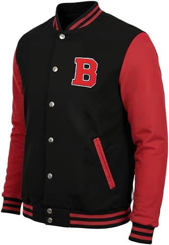 Image of Decrum Letterman Jacket Men - Casual High School Baseball Varsity Style Mens Bomber Jackets