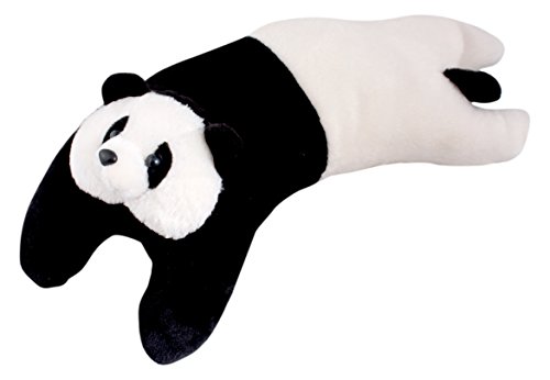 Image of Tickles Black & White Stuffed Soft Fluffy Plush Panda Bolster Pillow Cushion 48 cm