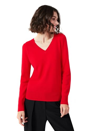 Image of Style Republic Women's 100% Pure Cashmere V-Neck Pullover Sweater | Lightweight Tops, Ultra Soft Feel, Naturally Breathe, Easy Layering, All Day Comfort Wear, Easy Care, Hand Wash Only