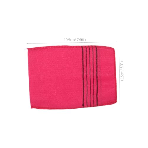 Toallas de sauna coloridas y paños exfoliantes de masaje corporal para ducha o spa 3