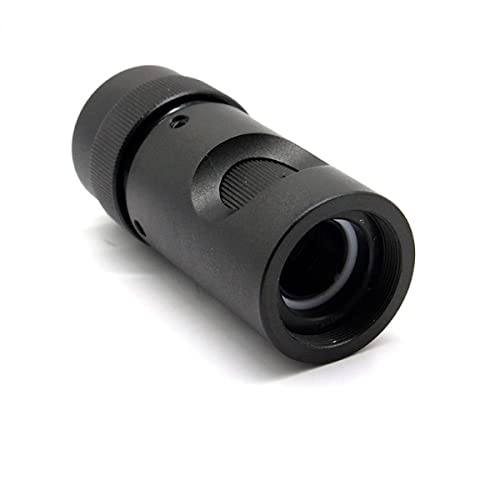 顕微鏡キット 顕微鏡 調整可能な C マウント アダプター レンズ クロス レチクル スケール付きマイクロメーター CCD USB カメラ用 光学ガラス レンズ C マウント 顕微鏡レンズアダプター