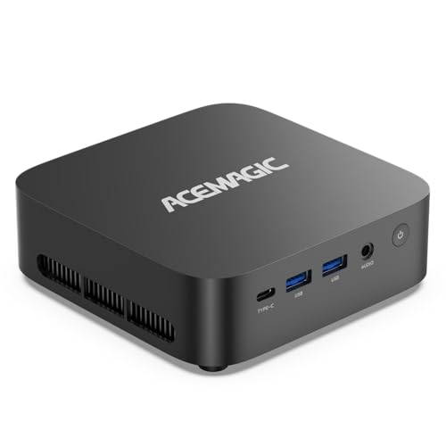 ACEMAGIC K1 Mini PC, AMD Ryzen 5 7430U (Äquivalent zu 5850U, 6C/12T, Bis zu 4.3Ghz),16GB DDR4 512GB M.2 SSD Windows 11 Pro Mini PC, Mini Computer with WiFi 6 | BT 5.2 | 4K Triple Display | Type-C – Bild 5