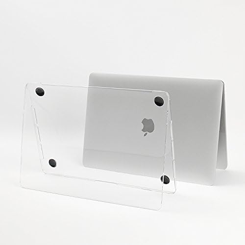 Twinscase Macbook Pro 13 Inch Clear CaseA2159/A1706/A1708/A1989 Glossy Transparent Covers,Ultra Thin Super Clear Anti-scratch Dustproof Rubberized Feet Macbook Case Shell Cover for Macbook Pro 13 Inch