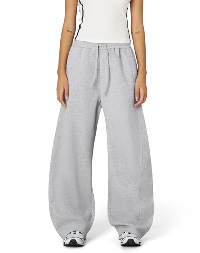 Aelfric Eden Mens Wide Leg Sweatpants Solid Arc Sweat Pants Open Bottom Casual Athletic Lounge Pants with Pockets2