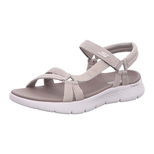 Skechers Damen On-The-go Walk Flex Sublime Sandals, Taupe Textile, 39 EU
