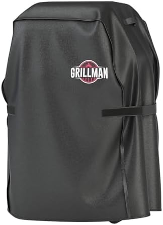 Grillman Premium (30 Inch) BBQ Grill Cover, Heavy-Duty Gas Grill Cover for Weber, Brinkmann, Char Broil etc. Rip-Proof, UV & Water-Resistant