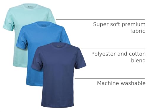 Image of Kingsted T-Shirts for Men Pack - Royally Comfortable - Super Soft Premium Fabric - Well-Crafted Classic Tee