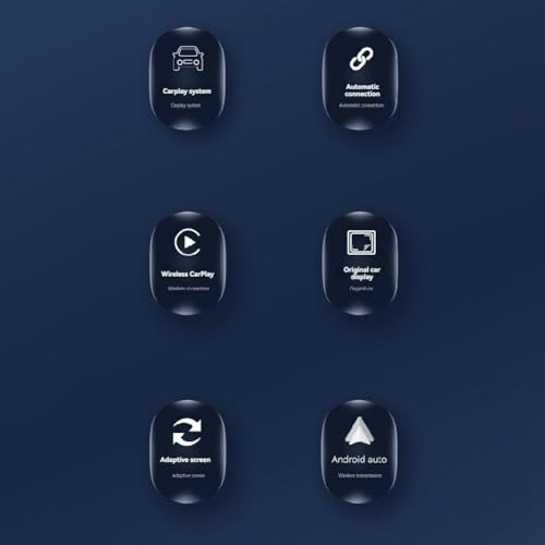 CarPlay inalámbrico y Android Auto Fangxuee para disfrutar de mapas y música sin cables 5