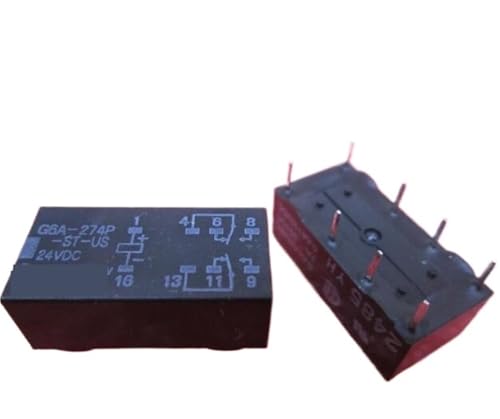 Relais G6A-274P-ST-US 24V CC inverseur DIP8 pour circuit imprimé Lot de 5 pcs