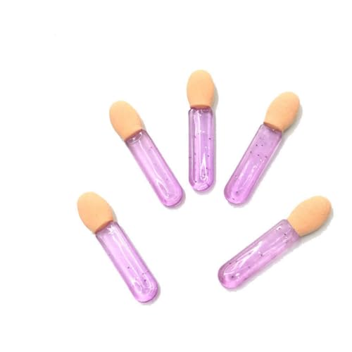 TOVINANNA 100pcs Makeup Brush Set Portable Eyeshadow Brushes for Women Eye Shadow Applicator Smooth Latex Cotton for Travel Daily Use