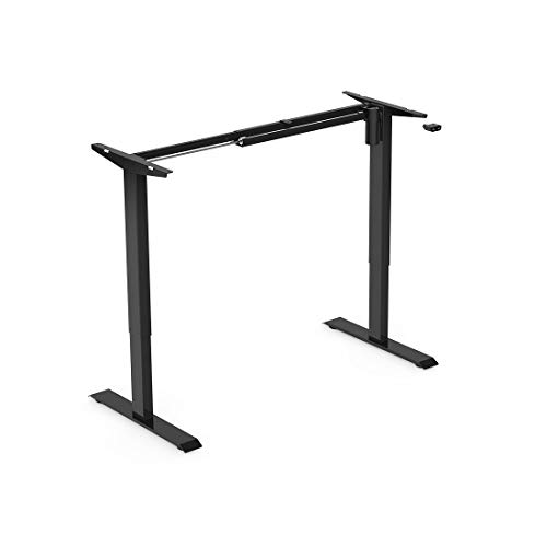 FlexiSpot 電動式スタンディングデスク脚 高さ調節 学習机勉強机 ブラック(天板別売り)