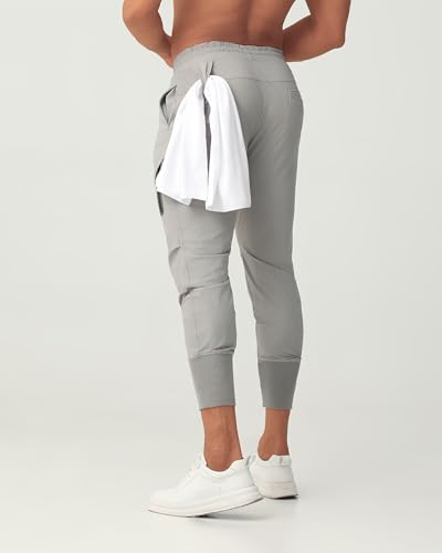 Men's Joggers-Gym Athletic Pants with Zipper Pockets,Track Pants Lightweight for Workout Travel Training Running3