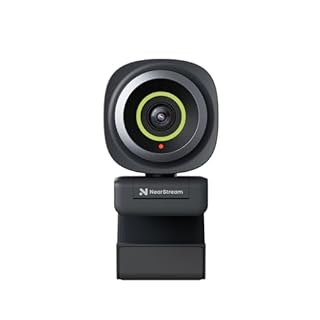 NearStream Webcam PC con Microfono, Webcam 1080p 60fps, Web Cam Streaming Autofocus Portatile con FOV Regolabile, Microfono Riduzione del Rumore, Telecamera PC Ultra Compatta USB Plug e Play(AW-V02)