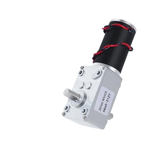 Worm Gear Reduction DC electronic starter 5840-31zy Double Short Output Shaft With Self-Locking Full Metal Gear 10RPM_12V