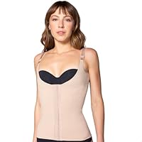 LUPO Corpete Cinta Modeladora Alta Compressão Sem Costura Loba, Natural, G