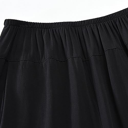 Oplxuo Women Tang Suit Chinese Cheongsam Shirt Capri Pants Sets, Frog Button Embroidery Tai Chi Clothing Kung Fu Clothing4