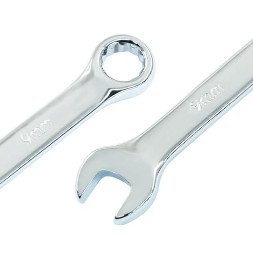 Image of Hordion 9mm Metric Combination Wrench Spanner with Box End and Open End