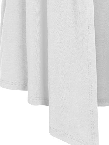 Image of MixMatchy Women's Lightweight Short Sleeve Draped Open Front Cardigan Vest