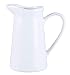 HengTianCheng Creamer Pitcher With Handle,Syrup Pitcher,Coffee Milk Honey Pitcher Milk Syrup Server, Professional Services In Cafes, Restaurants, Hotels(white,7 oz) (7 Oz)