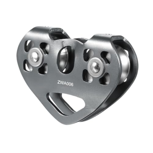 Polea de Tirolina de 30 KN para Tracción Y Arrastre, Gris