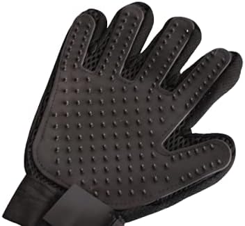Pet Grooming Gloves, Acuty Pet Hair Removal Gentle Deshedding Brush Massage Tool (2 Pack)