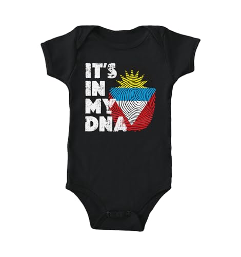Haase Unlimited It's In My DNA Antigua & Barbuda Finger Bodysuit