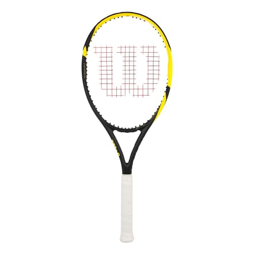 Wilson Pro Open unbesaitet 300g Tennisschläger Schwarz - Gelb Griffstärke 3