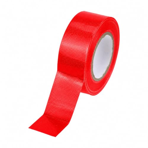 Image of Mini Duct Tape, Heavy Duty Waterproof Travel Duct Tape, Red, 1'' X 10 Yd