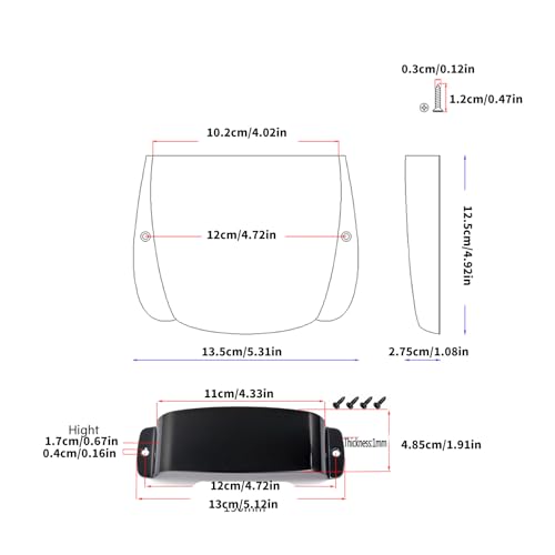 Protection de chevalet de guitare en métal anti-usure pour micro basse - 3
