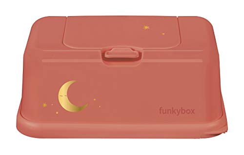 Funky Box Teja Luna - Estuches y dispensadores para toallitas, unisex, naranja