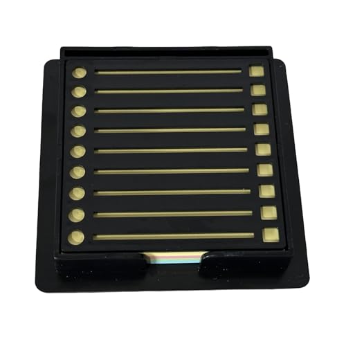 RGYBAO Sticky Note Holder Sticky Pad Dispenser with Stencil Memo Pad Organizers School Office and Home Supplies for Students