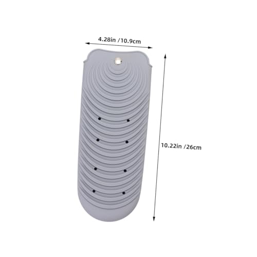 FOMIYES Porta Rizos de Silicona 2 unidades - Alfombrilla de viaje para plancha y herramientas de peinado miniatura 2