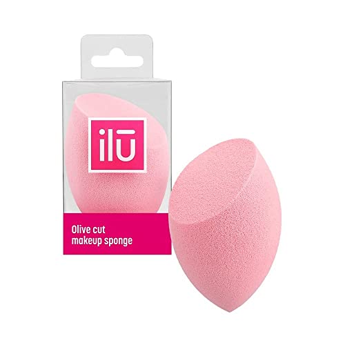 T4B ILU Olive Cut Shaped Makeup Sponge (Pink), x - Image 2