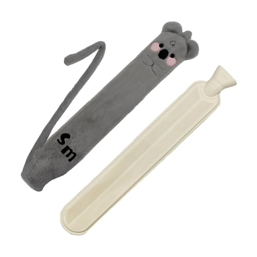 de agua caliente para el invierno, de agua caliente de peluche - de 2 litros para de invierno larga - Calentador de cama de gran capacidad con forro suave calentador de manos