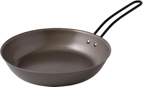 アーネスト 【日本製】 鉄フライパン IH対応 23cm (鉄なのに焦げ付きにくい/軽量/空焚き不要/頑丈/高温調理) フライパン (ナノエンボス フライパン 23cm) 大手飲食店愛用ブランド A-77997