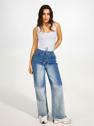 reoria bodysuit for women scoop neck sleeveless tank top bodysuits 2025 sexy thong bodysuit basic leotards for women