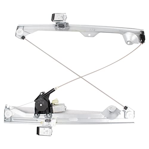 Image of TRQ Power Window Regulator w /Motor Rear Driver Side Left LH for Chevy GMC Cadillac