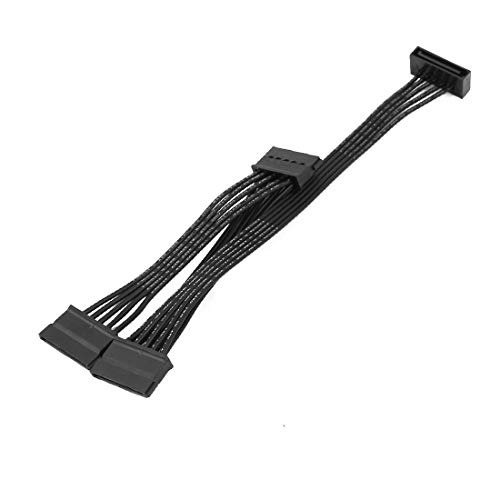 Cable divisor SATA Power en Y de 18 pulgadas para disco duro