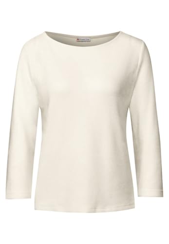 T-Shirt avec col Bateau Femme Street One pour le bureau